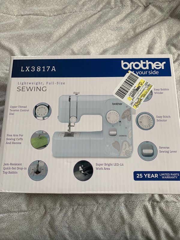 NEW Brother LX3817A Sewing Machine with 17 Builtin Stitches FREE