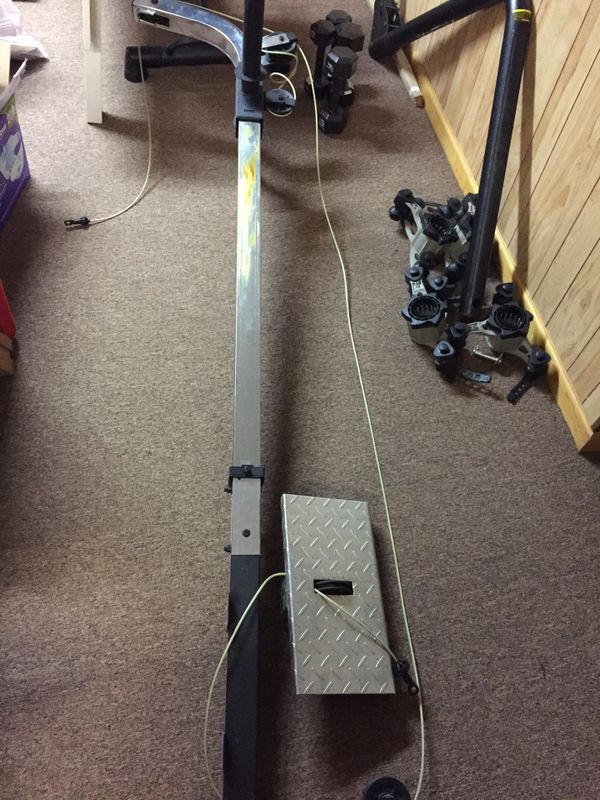 Golds Gym XR35 with bar and weights for Sale in Raleigh, NC OfferUp