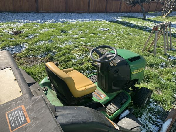 john deere riding lawn mower 42 inch deck