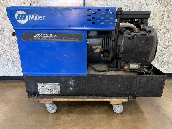 MILLER BOBCAT 225G PLUS CC CV AC DC 8000 Watt GENERATOR WELDER for Sale