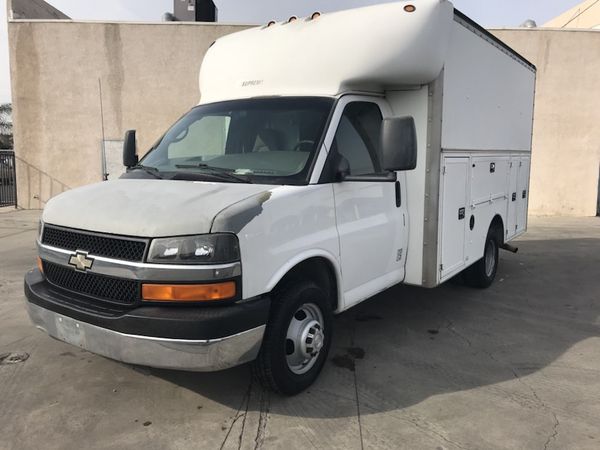 2006 CHEVROLET EXPRESS G3500 V8/6.0L CUTAWAY UTILITY COMPARTMENT BOX ...