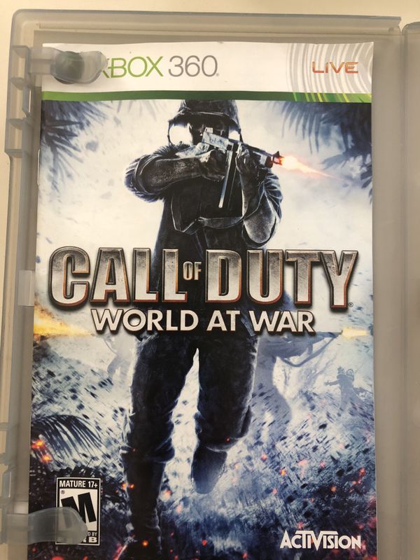 Xbox 360 COD: WAW for Sale in Cary, NC - OfferUp