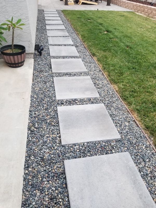 (13) 24x24 concrete pavers & gravel for Sale in Oceanside, CA - OfferUp