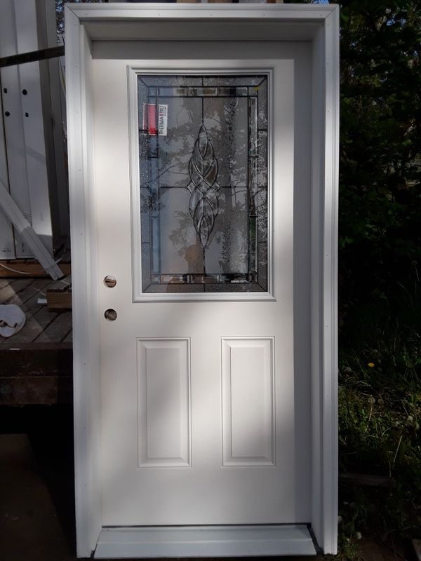 36" by 79 1/2" exterior door with glass for Sale in Tacoma, WA - OfferUp
