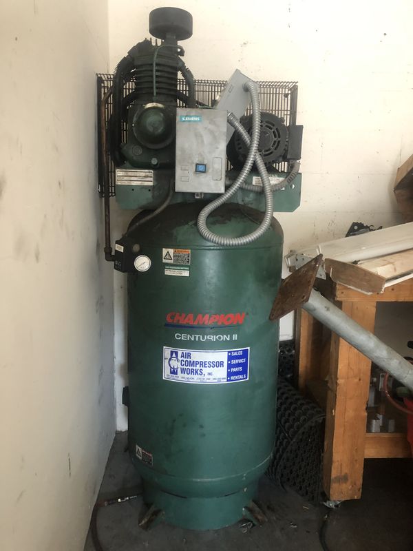 Vrv5 8 Champion Air Compressor 80 Gallon 2 Stage 230v 3phase For Sale