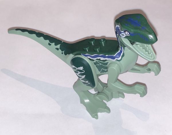 jurassic world blue raptor lego