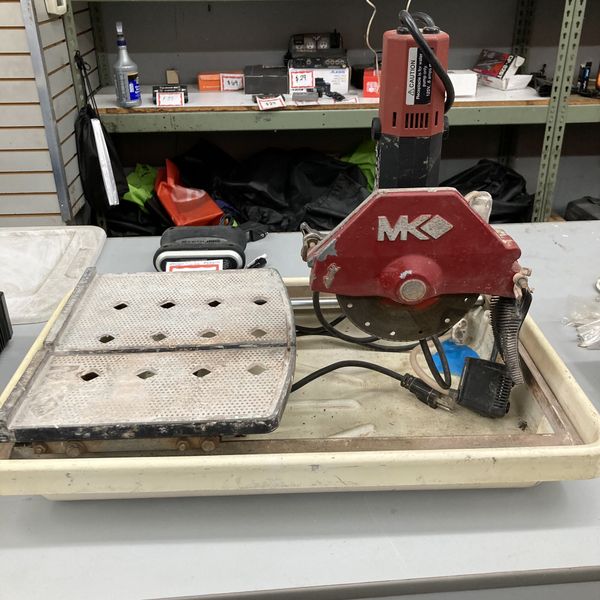 MK Diamond MK370 1/2" HP, 5.3 Amps/ 7" Wet Cutting Tile Saw for Sale
