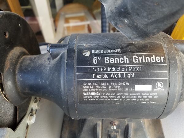 Black Decker Bench 6 Inch Grinder For Sale In Deltona Fl Offerup