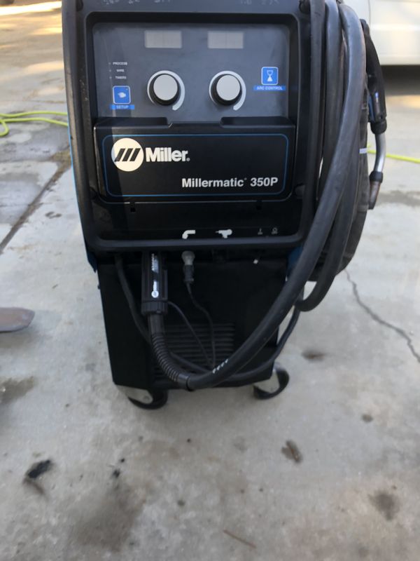Miller Millermatic 350P 400 amp welder pulse mig with push pull gun for
