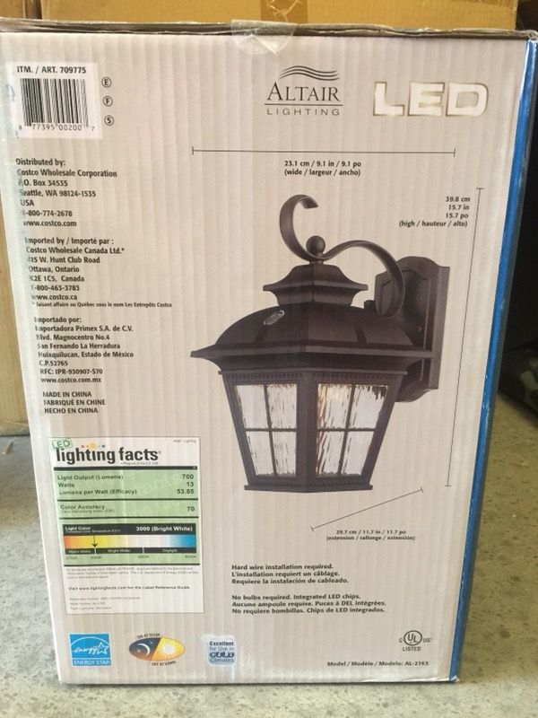 Altair Led Outdoor Energy Saving Lantern Outdoor Lighting Ideas