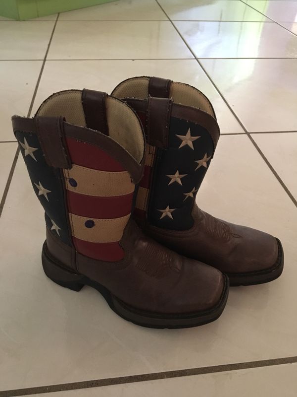 American flag kids cowboy boots Durango for Sale in Cape Coral, FL ...