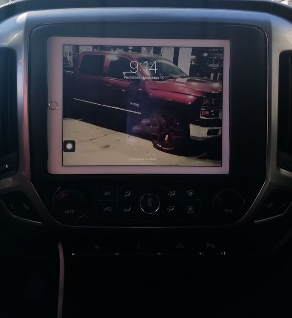 IPAD Air 2/ Pro 9.7 Indash bezel 20142018 Chevy Silverado/GMC Sierra