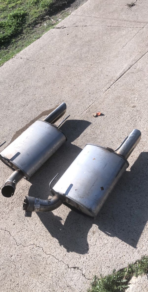 OEM 0509 Mustang GT V8 Dual Exhaust Chrome Tip Muffler for Sale in The