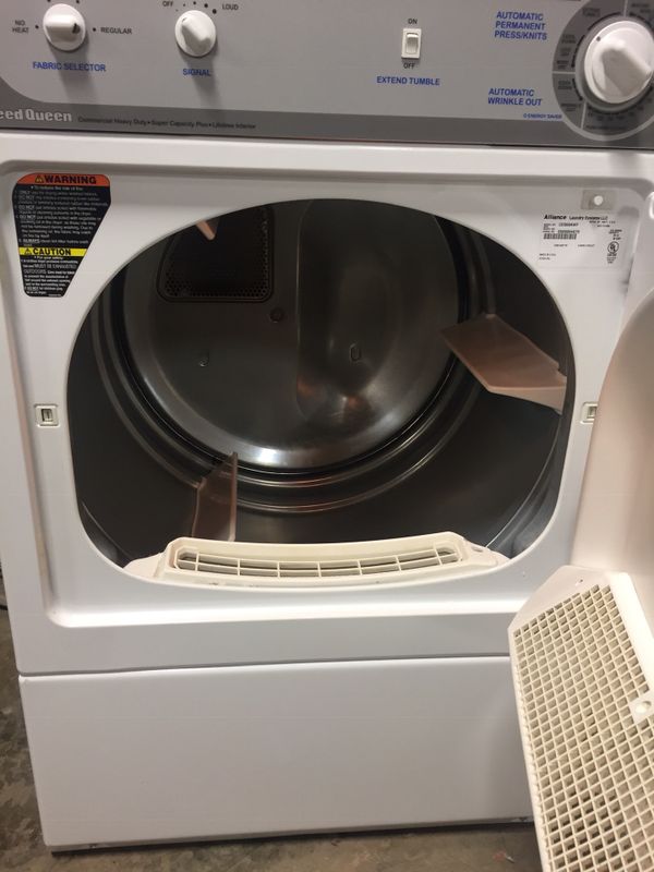 USED SPEED QUEEN COMMERCIAL HEAVY DUTY DRYER ELECTRIC SUPER CAPACITY