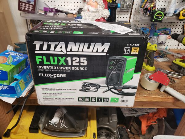 titanium flux 125 welder settings miller app
