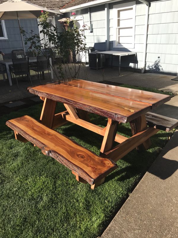 Live edge picnic table for Sale in Eugene, OR OfferUp