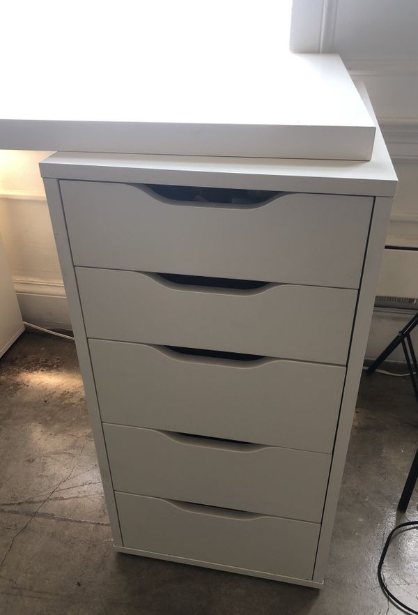 IKEA Alex Drawers with Table Top for Sale in Los Angeles, CA - OfferUp