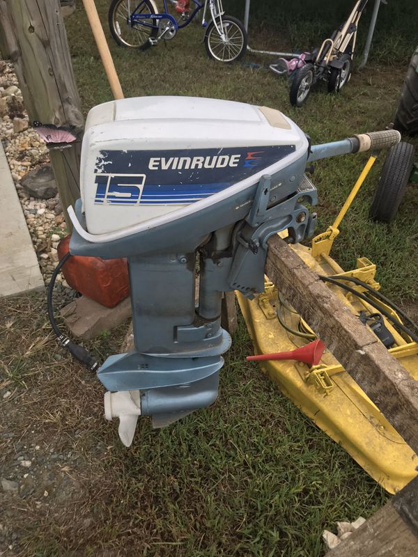 1979 Evinrude 15hp Short shaft 2-stroke outboard boat motor for Sale in ...