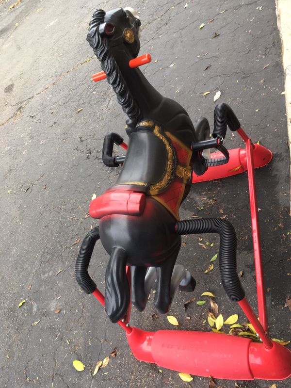 Hedstrom 20022 Big Toy Rocking Bouncy horse with a springs to ride on