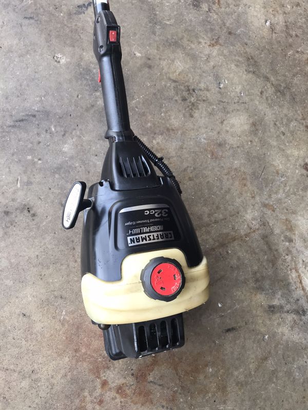 Craftsman gas weed trimmer. Ez start ez line load. Works awesome for