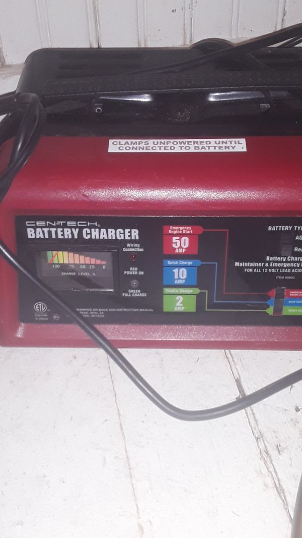 cen tech battery charger