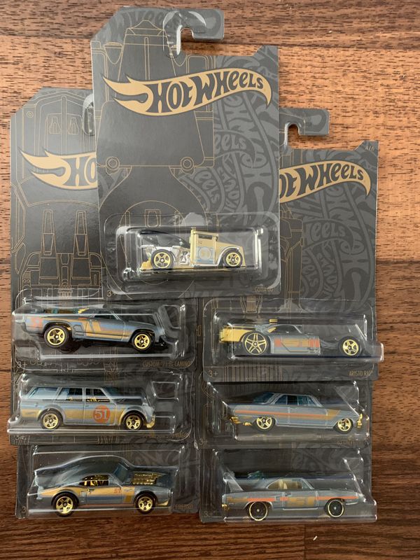 hot wheels gold set