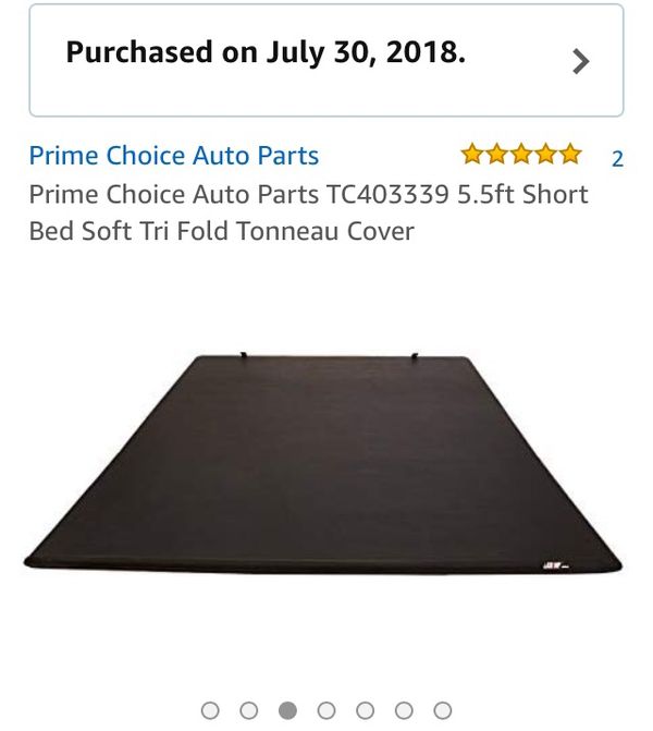 Prime Choice Auto Parts Tc403339 5 5ft Short Bed Soft Tri Fold Tonneau Cover Exterior Accessories Tonneau Covers