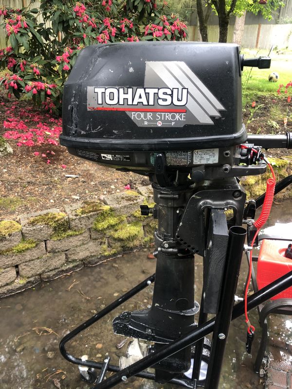 6hp Tohatsu Outboard Motor 4 Stroke Short Shaft For Sale In Redmond, Wa 