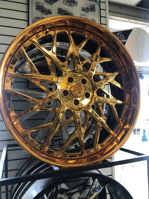 all gold 26 inch rims