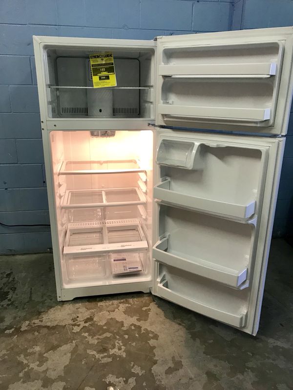 White GE 18 Cubic Foot Refrigerator Brand New for Sale in Cocoa, FL ...