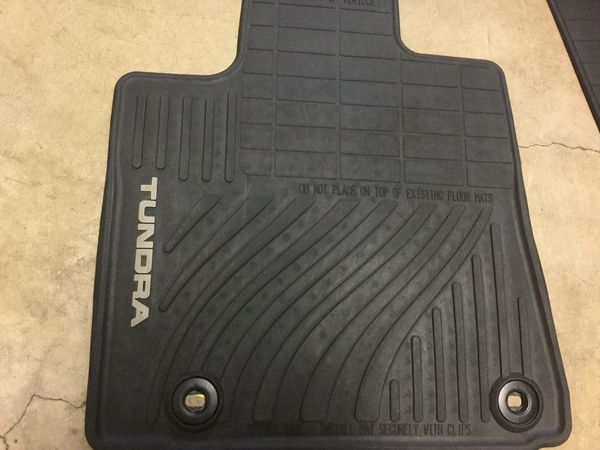Genuine OEM Toyota Tundra All Weather Floor Mats for Sale in Redmond
