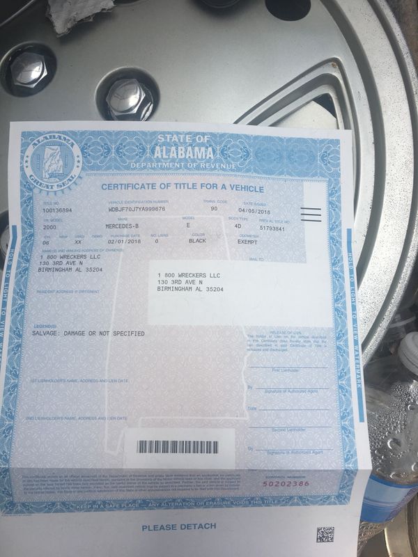  Car Titles Truck Titles Bike Titles for Sale in Birmingham, AL OfferUp