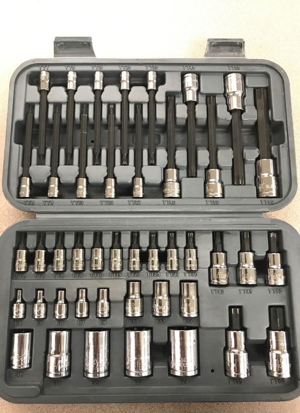 Mechanics BluePoint Tools BLPTSSC43 Tamper Proof Torx Socket Set 43