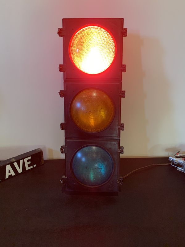 Econolite Vintage Traffic Light Fun Decor for Sale in