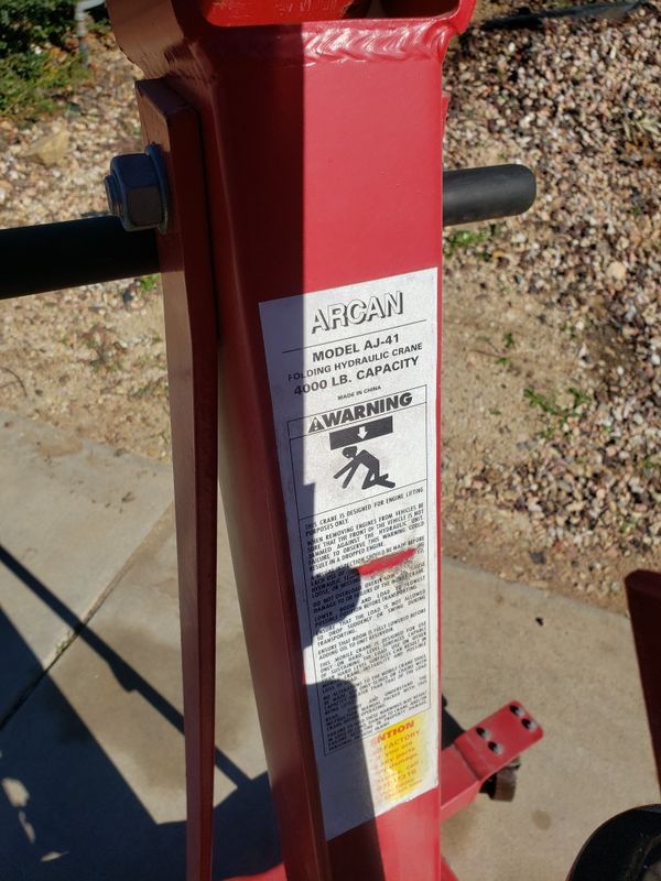 Arcan 4000lb engine hoist for Sale in Wildomar, CA OfferUp