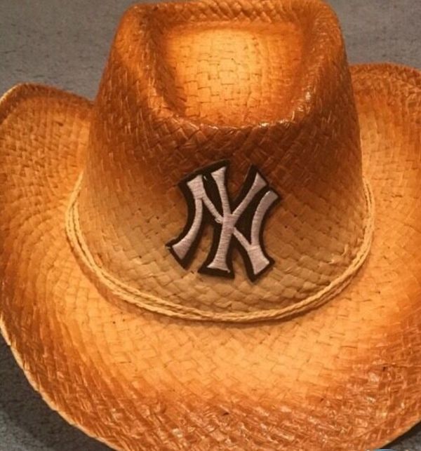 yankees straw hat