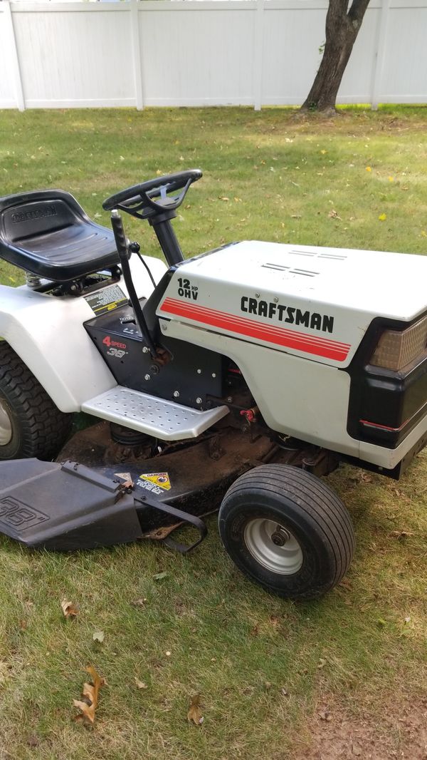 Craftsman 12 horsepower lawn mower for Sale in North Haven, CT OfferUp