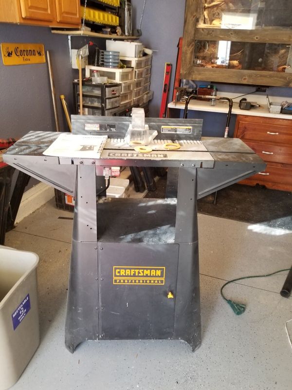 Craftsman professional router table for Sale in Hemet, CA OfferUp