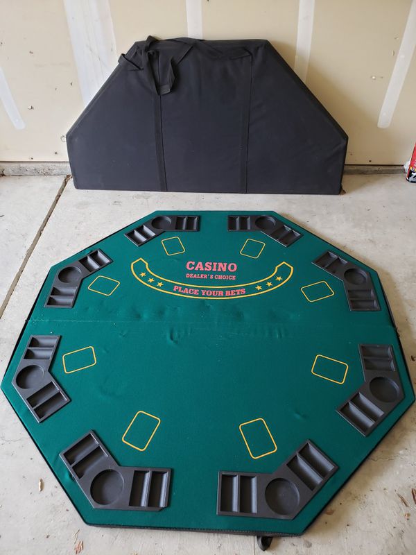 10 seat folding poker table