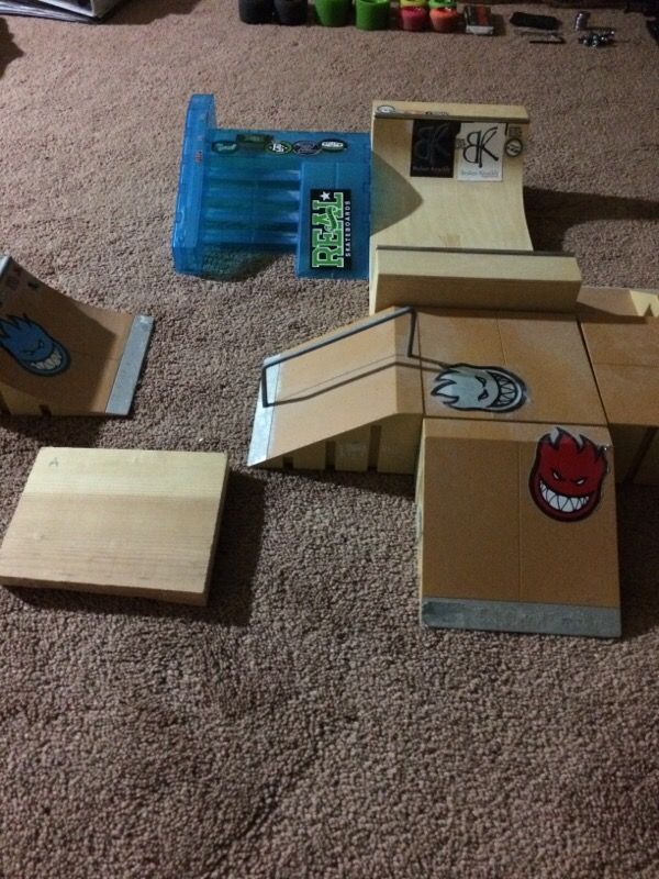 Tech Deck/Fingerboard Skatepark Ramps!! With over 15 tech deck