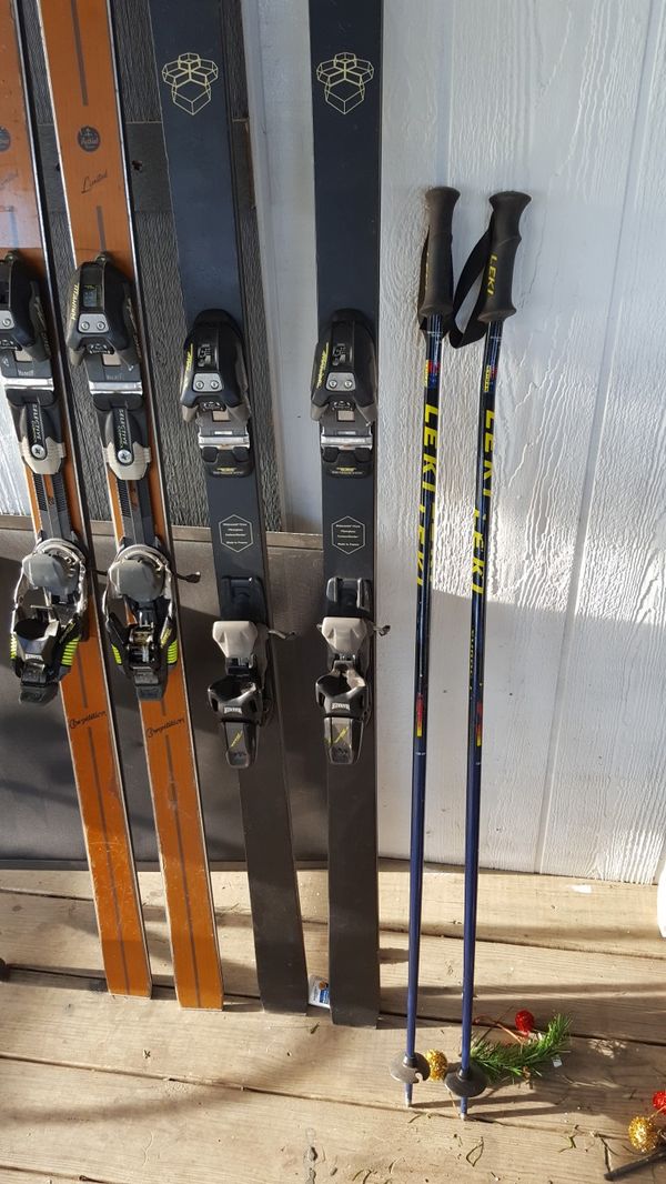 LACROIX SKI n AUTHIER SKI with pair ski poles for Sale in Terrell, TX