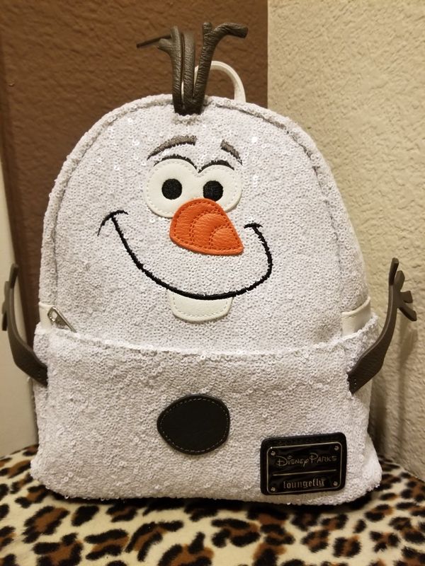 olaf plush backpack