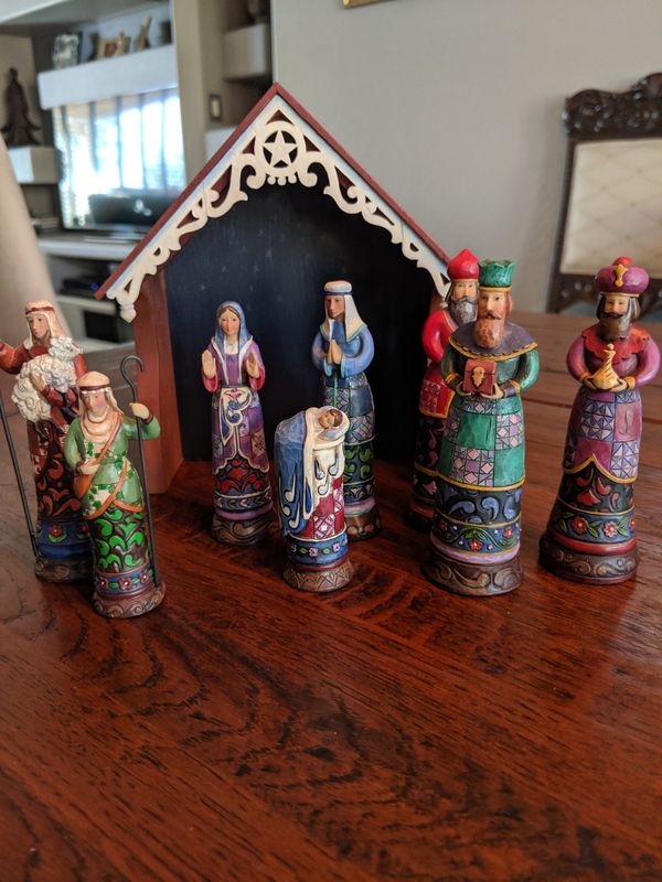 jim shore nativity peanuts