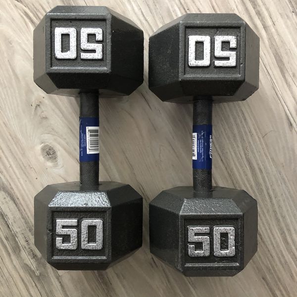 Cast Iron Hex Dumbbells (100 Pounds) *BRAND NEW*