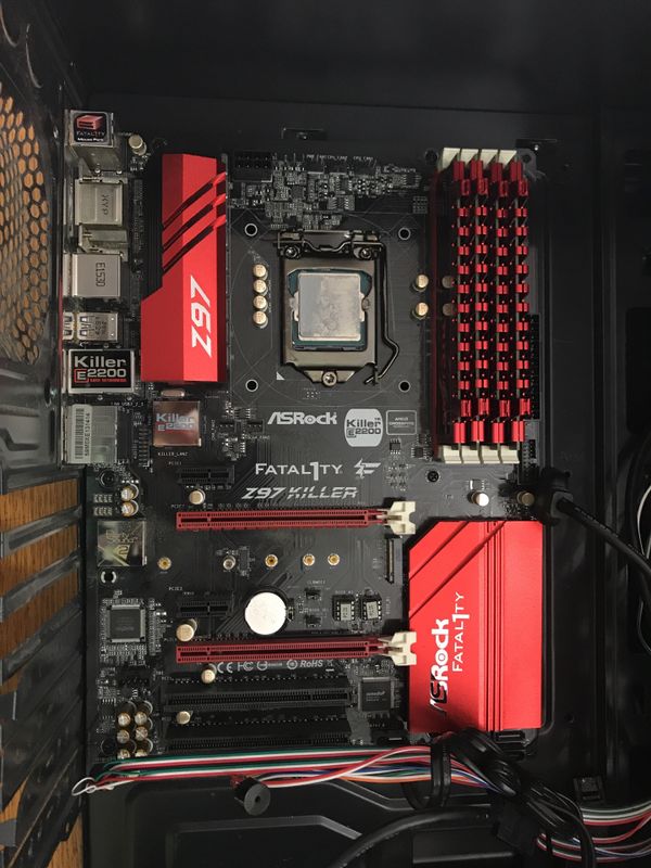 ASROck Killer E2200 Fatal1ty z97 Killer motherboard, with i5 4670k