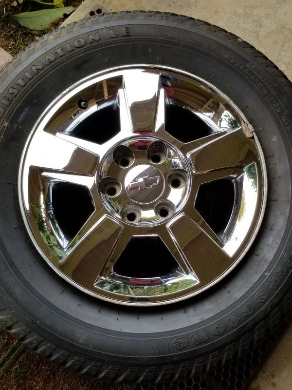 18 inch Chrome Chevrolet Truck Wheels for Sale in Whittier, CA OfferUp