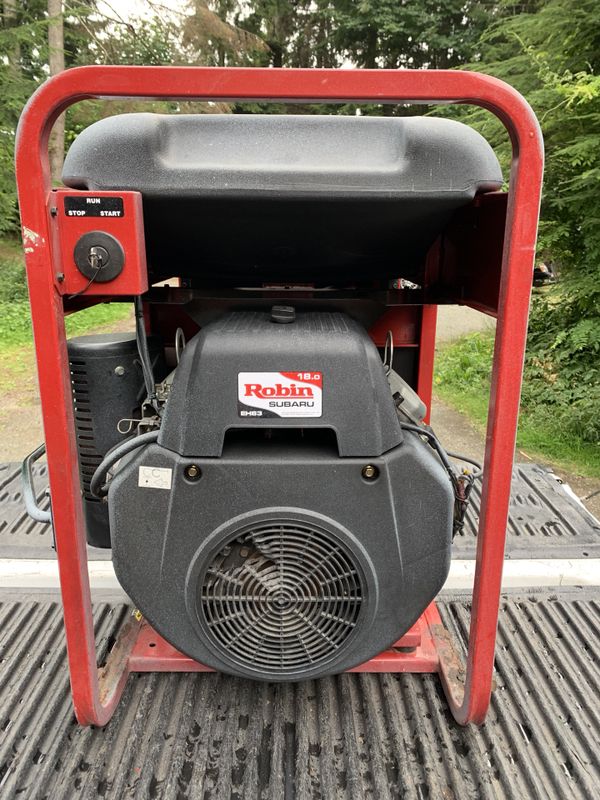Generac 18hp VTwin SubaruRobin 10,000W commercial generator for Sale