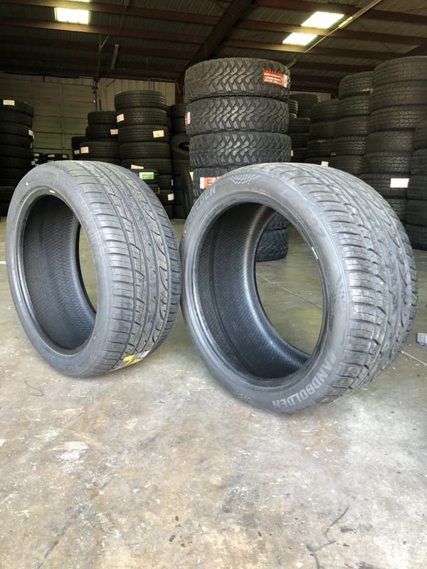 WIDE 20” Staggered Set NEW TIRES for Sale in Houston, TX OfferUp