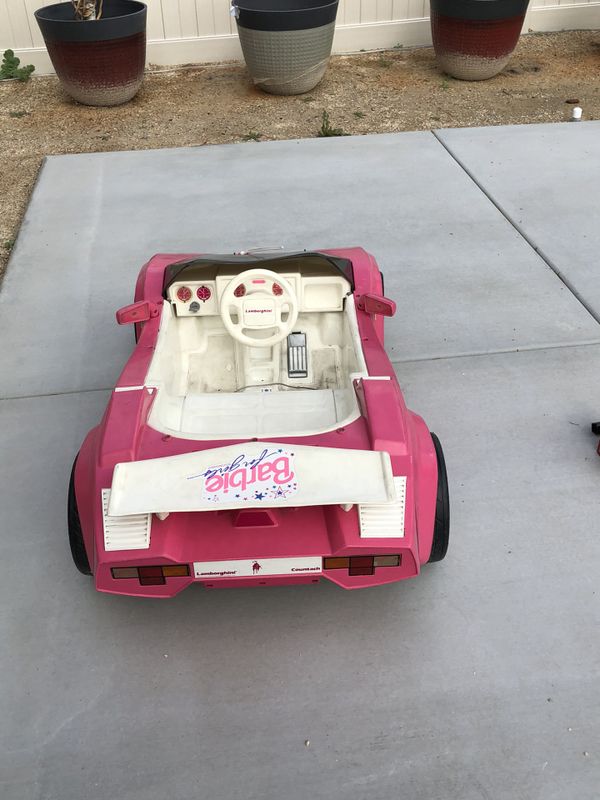 Power wheels Barbie countach w/ battery and charger for