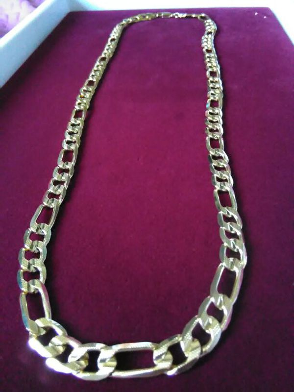 14k Gold filled Cuban link chain for Sale in Houston, TX - OfferUp